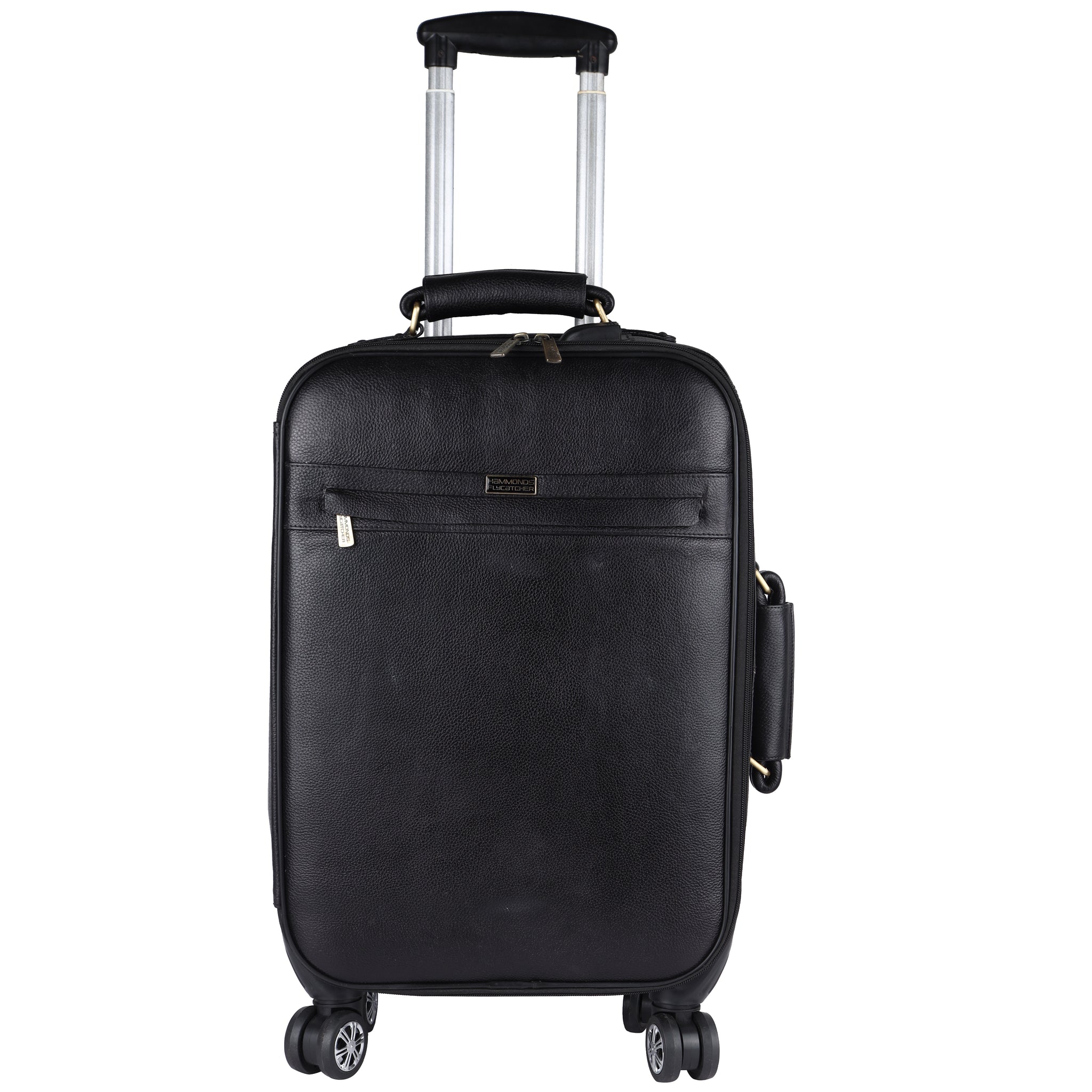 HAMMONDS FLYCATCHER Genuine Leather Premium Travel Trolley Bag