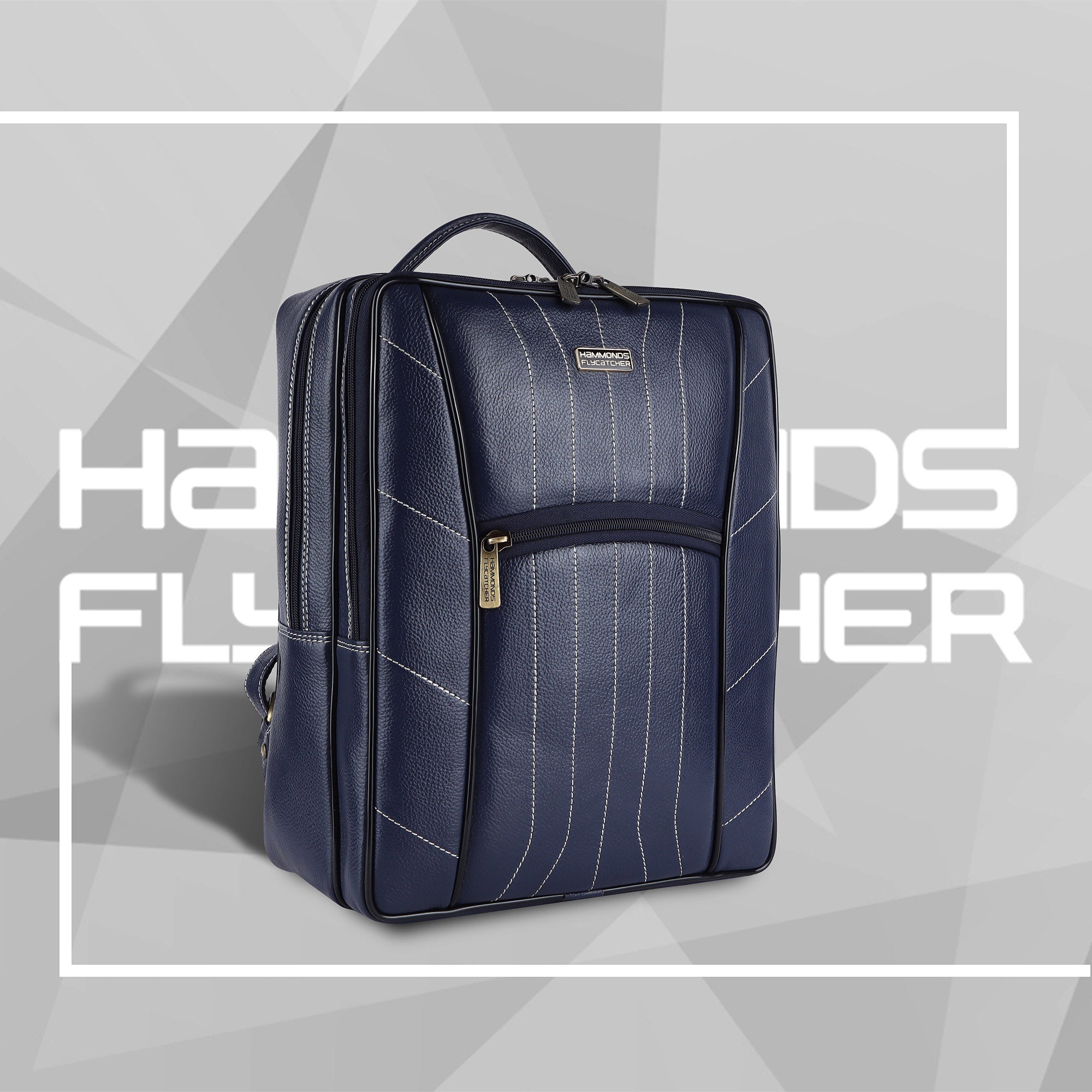 Stylish Leather Laptop Backpack Best Travel Backpack with Multiple Compartments Fits up to 16 Inch Laptop