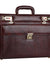 Expandable Briefcase for Men -Genuine Leather Office Bag, Travel Bag with Dual Combination Locks Protection