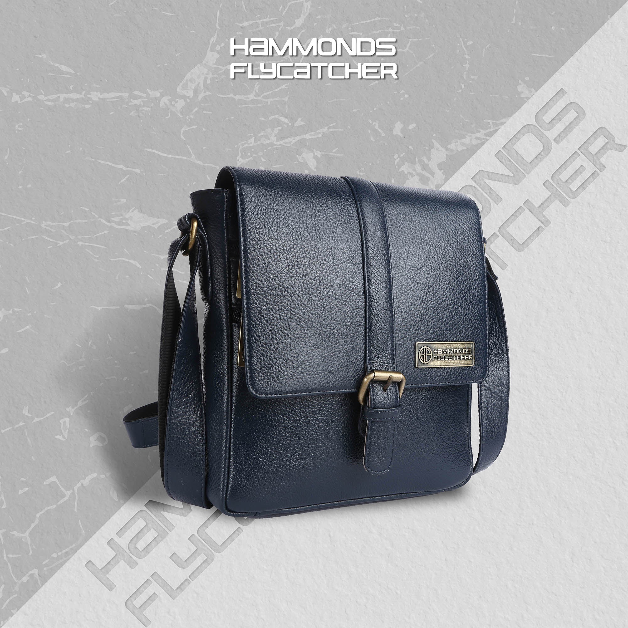 Genuine Leather Premium Sling Crossbody Bag For Men - 1 Year Warranty