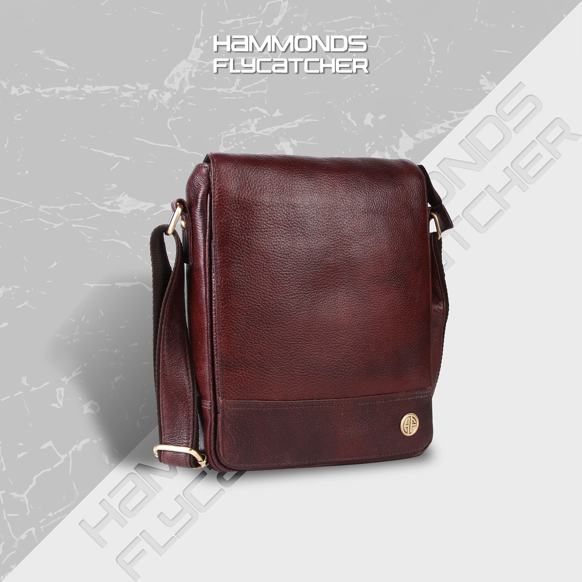 Premium Leather Sling Bag For Men - Adjustable Shoulder Strap - Ideal For Travel, College, and Office
