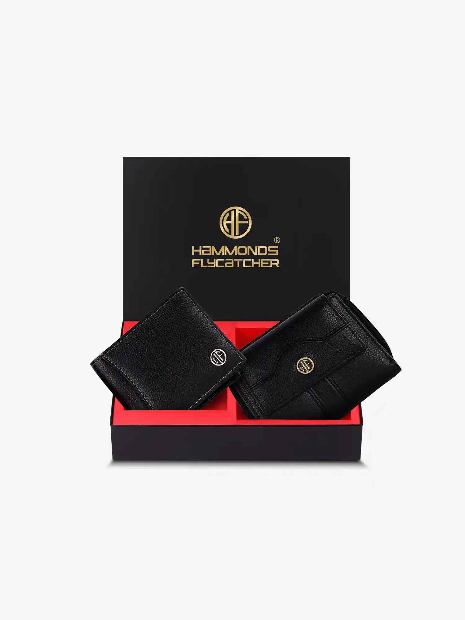 Unisex Leather Wallet Gift Set - Hammonds Flycatcher
