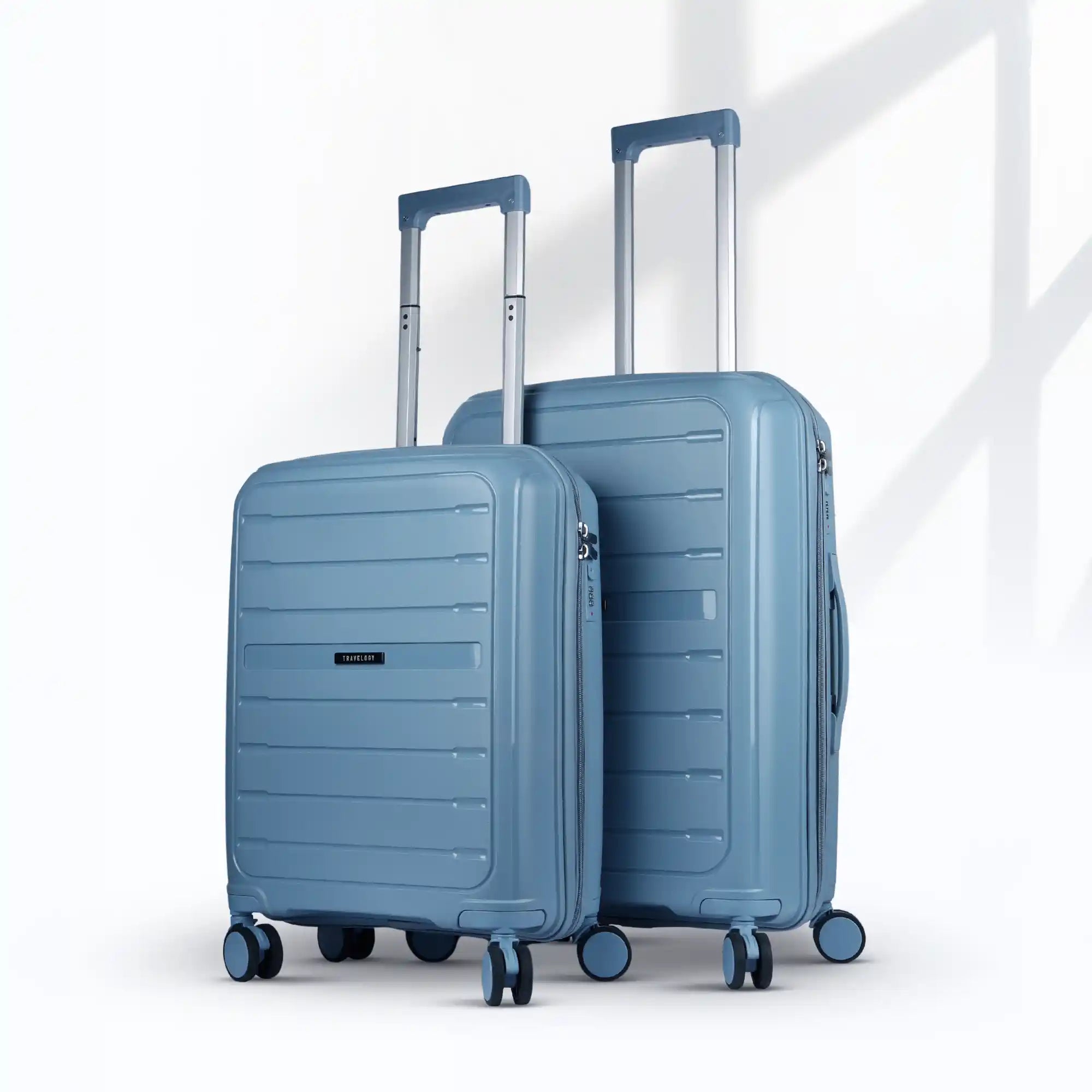 Hard-Sided Wheels Trolley Bags for Travel, Set of (Medium Cabin)