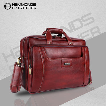 Leather office side bag For Laptop - Laptop Bag for 14-16 Inch Laptop/MacBook - 1 Year Warranty