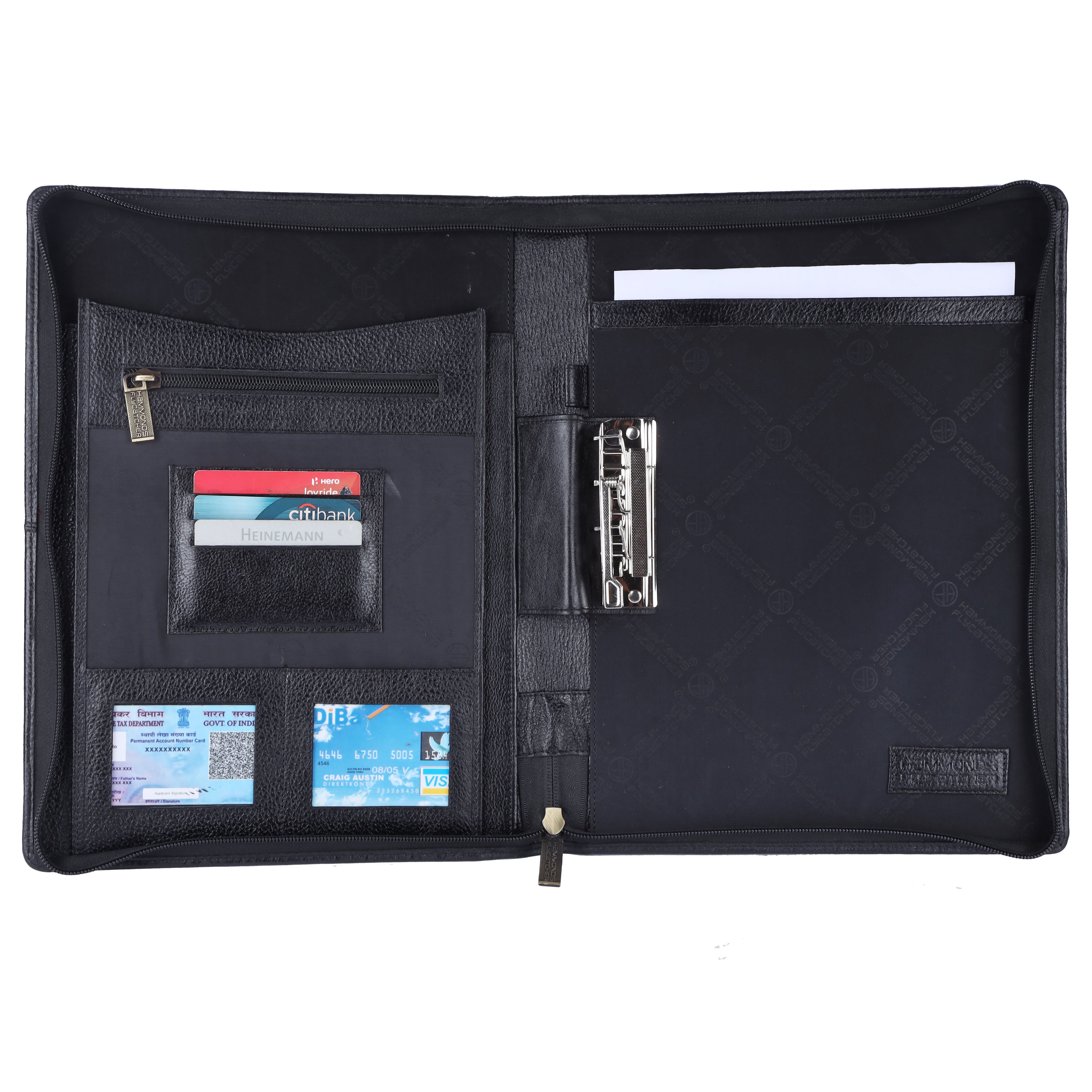 Genuine Leather Premium File Folder for Unisex