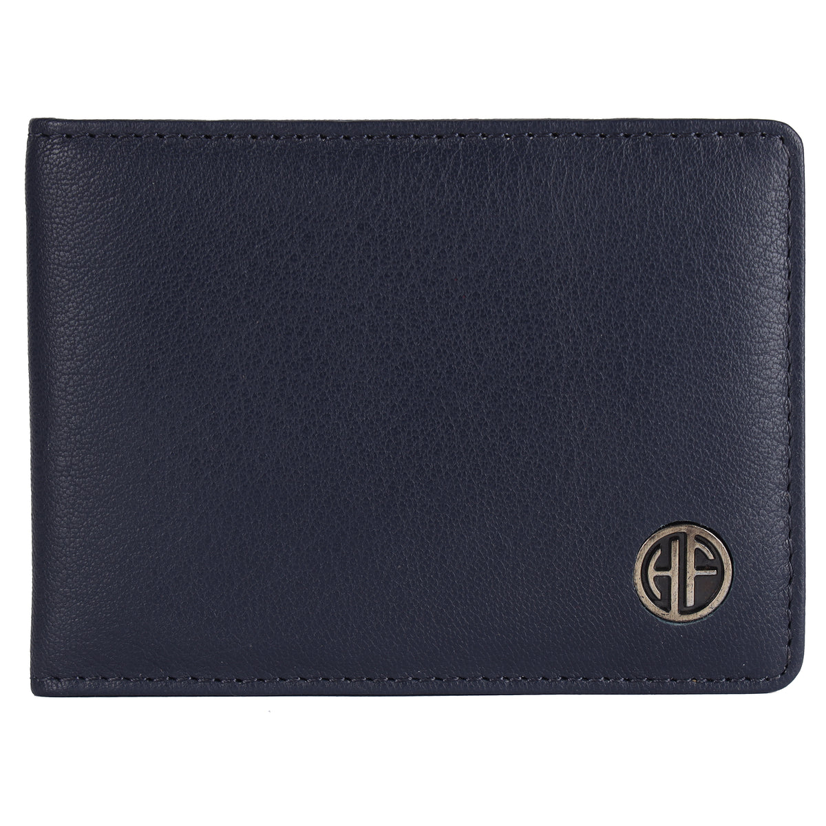 Genuine Leather Slim Wallet for Men, Blue | RFID Protected Leather Wallets for Men | Mens Wallet with 6 Card