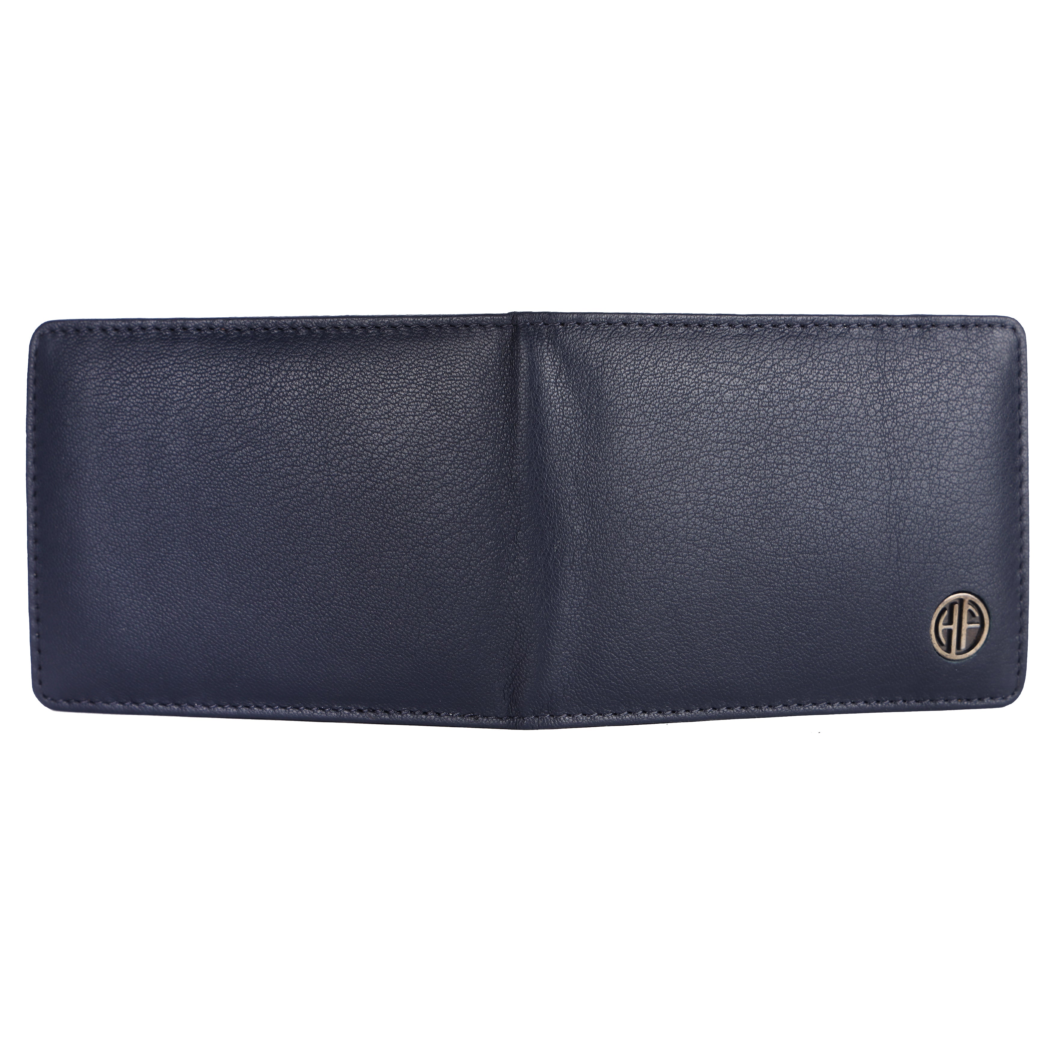 Genuine Leather Slim Wallet for Men, Blue | RFID Protected Leather Wallets for Men | Mens Wallet with 6 Card