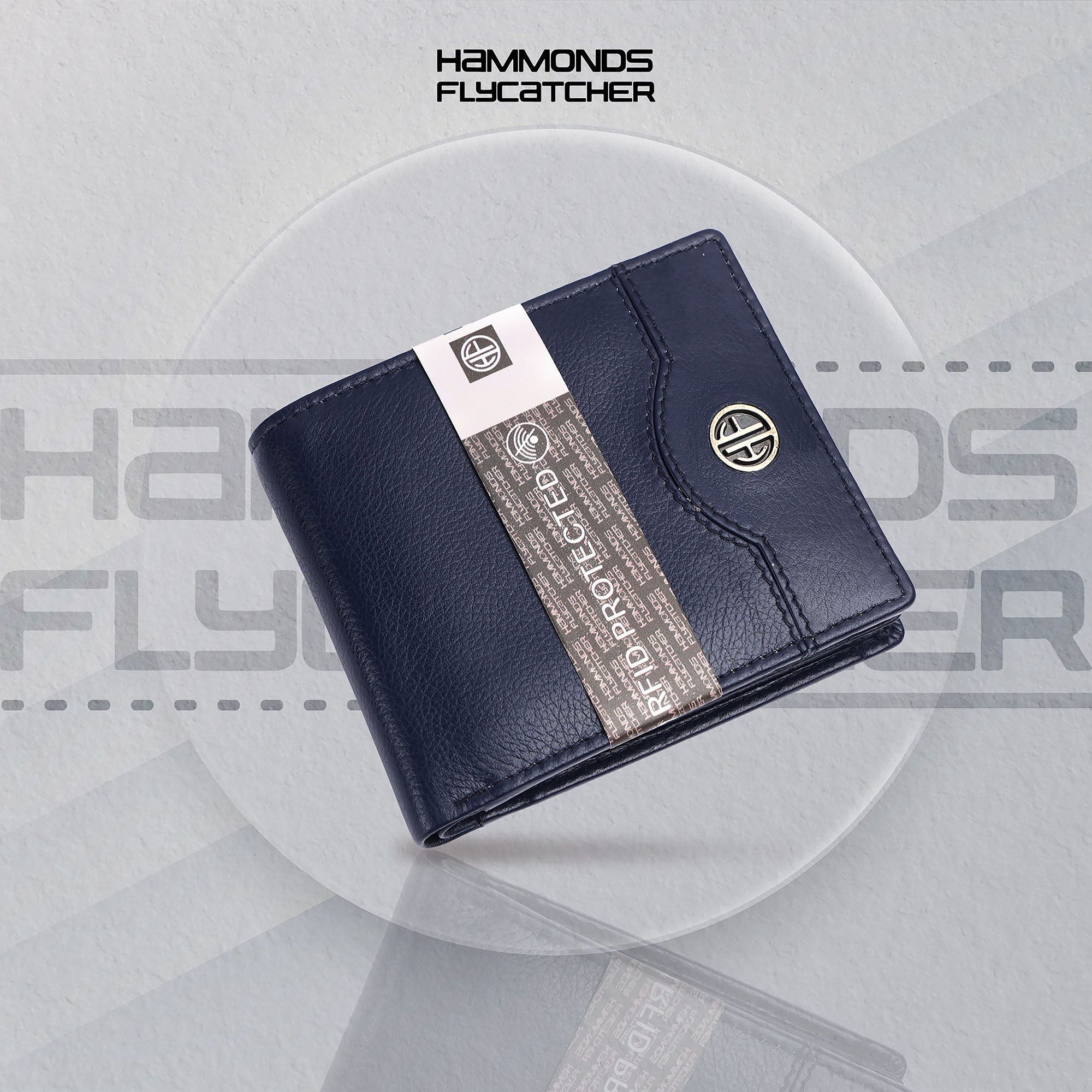 Wallet for Men - Blue | Genuine Leather Bifold Money Wallet | RFID Protected Wallets for Men| 6 ATM Secondary image