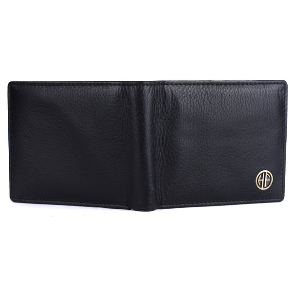 Men's Wallet - Genuine Leather Bifold Money Wallet with RFID Protection - Wallet for Men - 5 Card