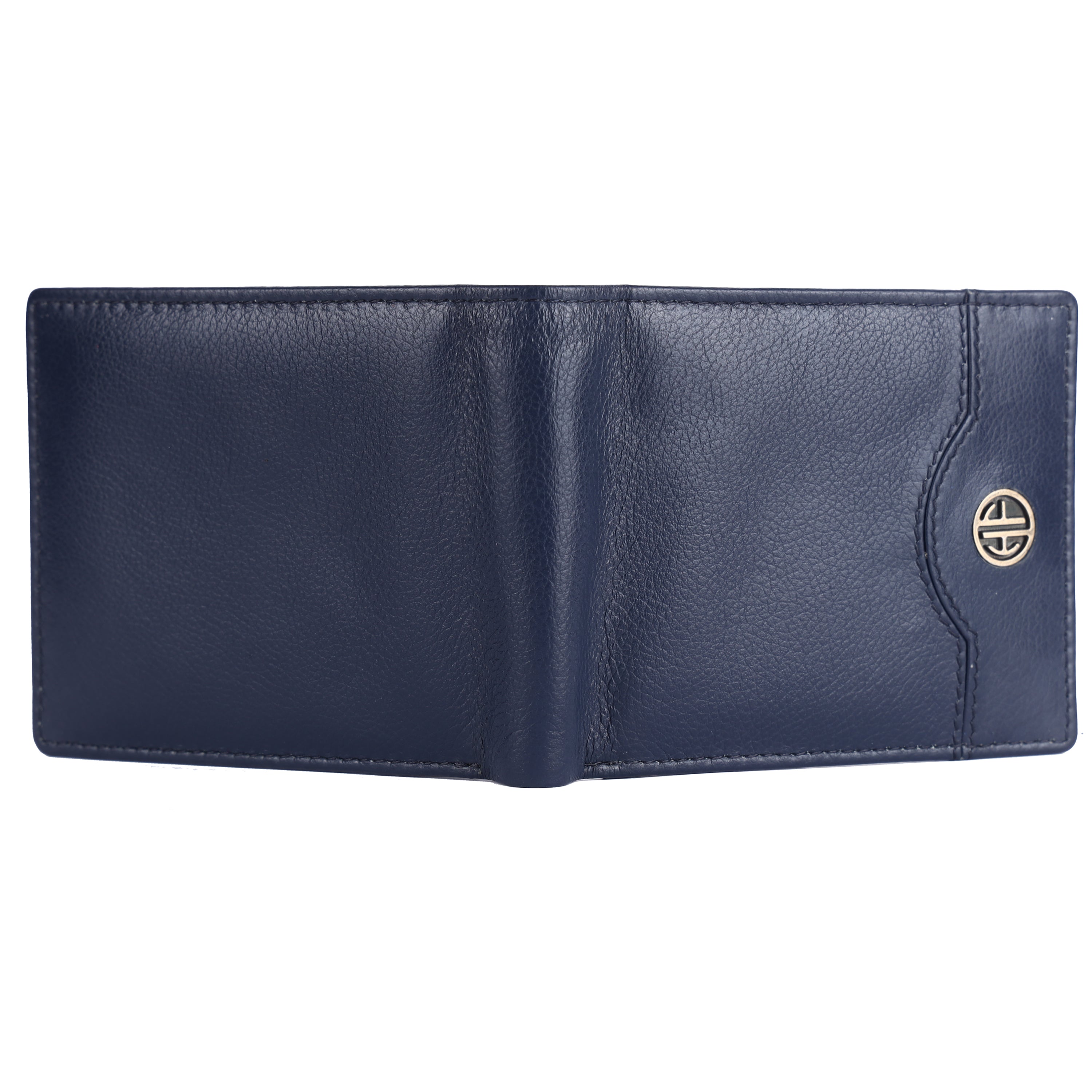 Wallet for Men - Blue | Genuine Leather Bifold Money Wallet | RFID Protected Wallets for Men| 6 ATM