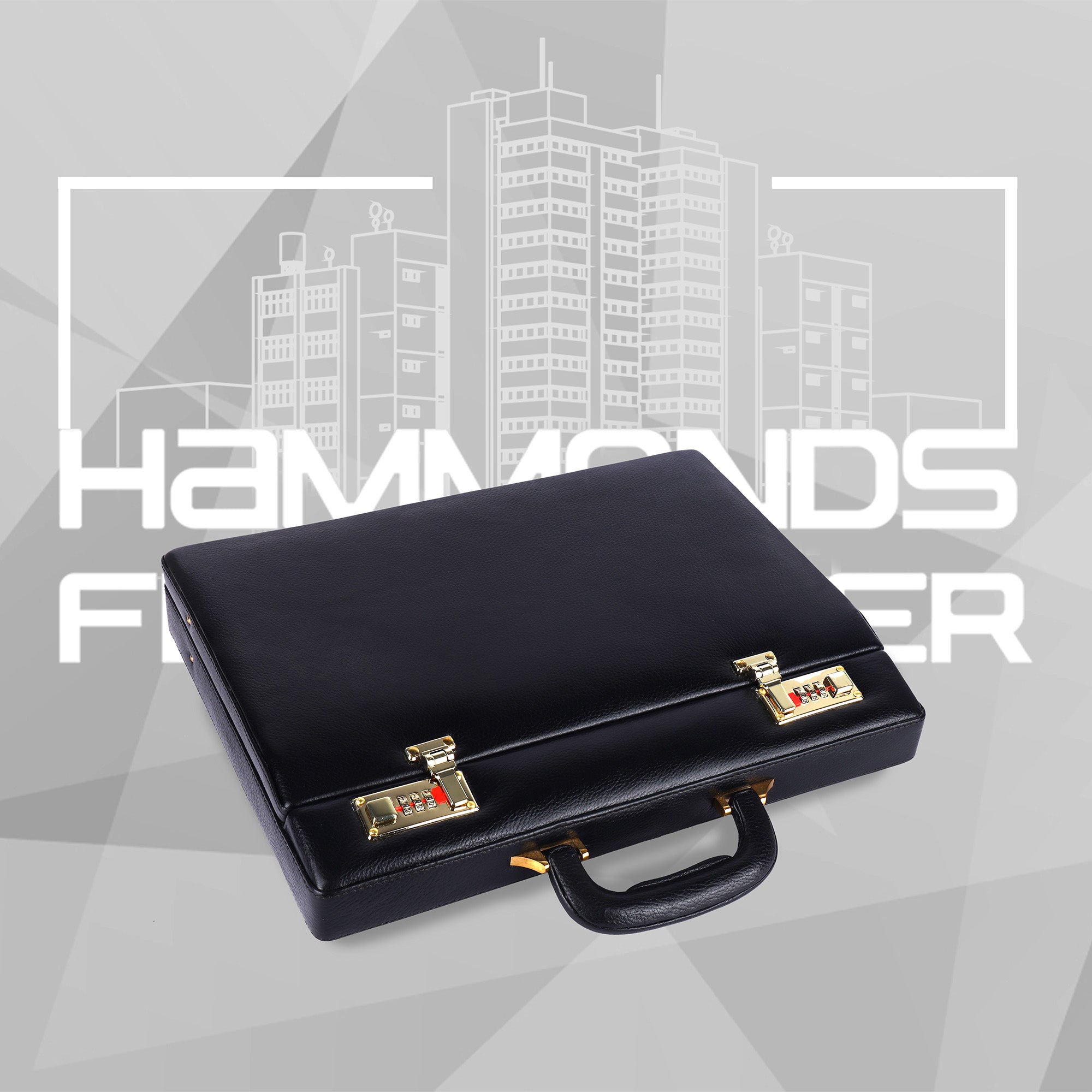 Briefcase for Men - Genuine Leather Office Briefcase - Black, Spacious Suitcase for Documents Storage, Dual Secondary image