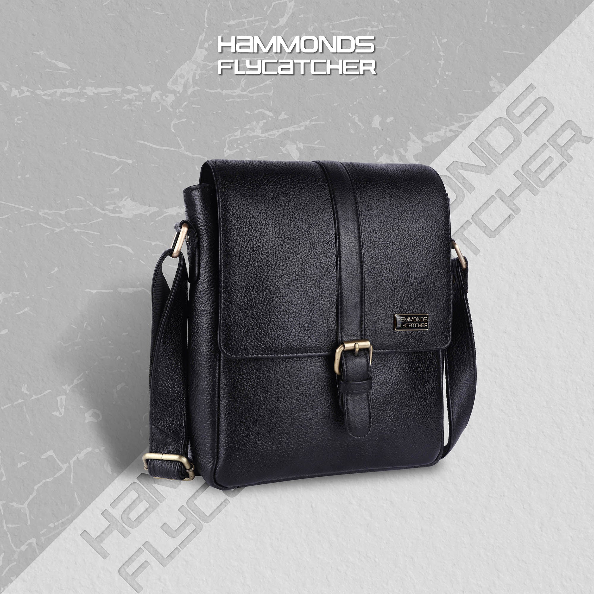 Genuine Leather Premium Sling Crossbody Bag For Men - 1 Year Warranty