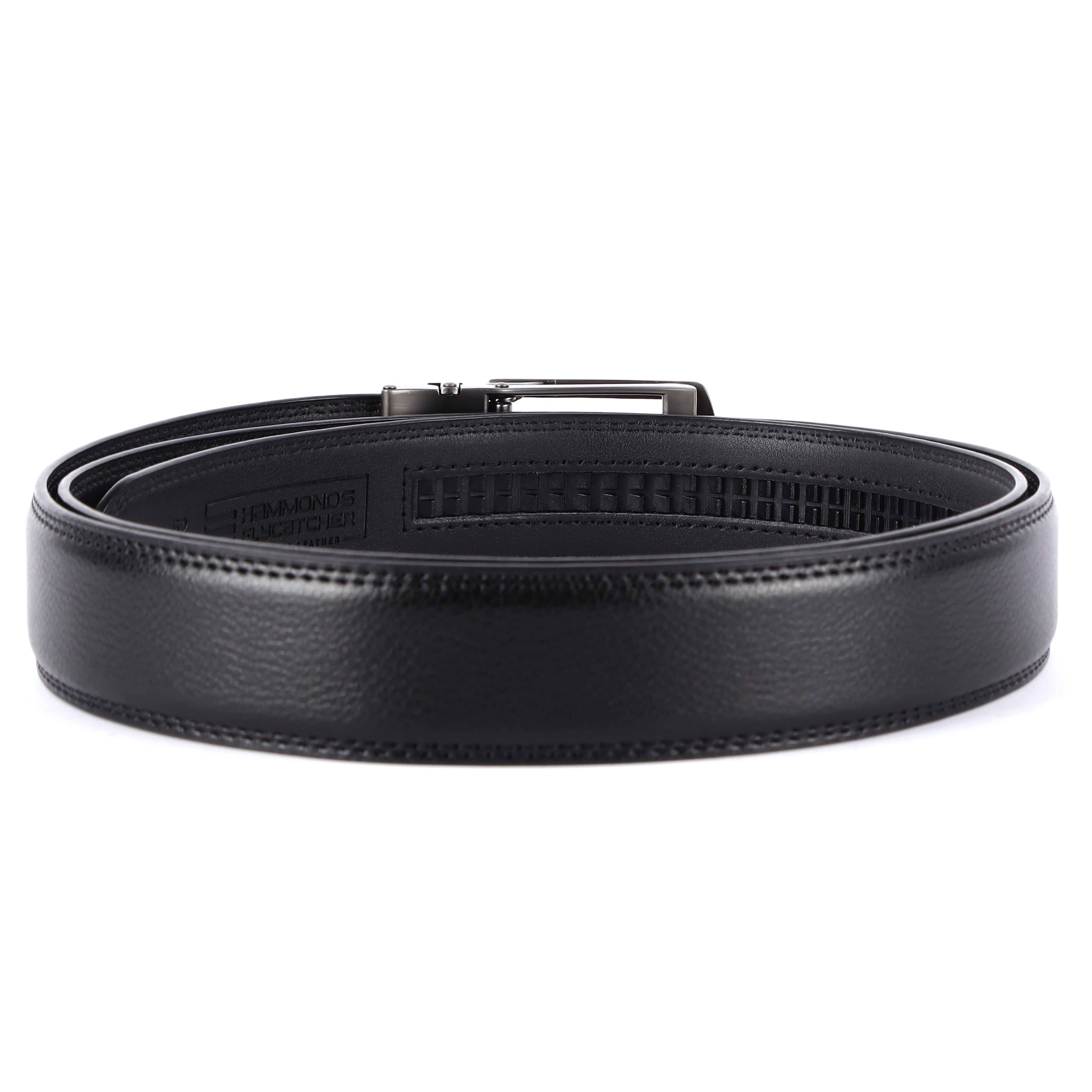 Genuine Leather Autolock Belt for Men - Perfect for Formal and Casual Wear - Adjustable Waistband up to 46 Inches - Autolock Feature