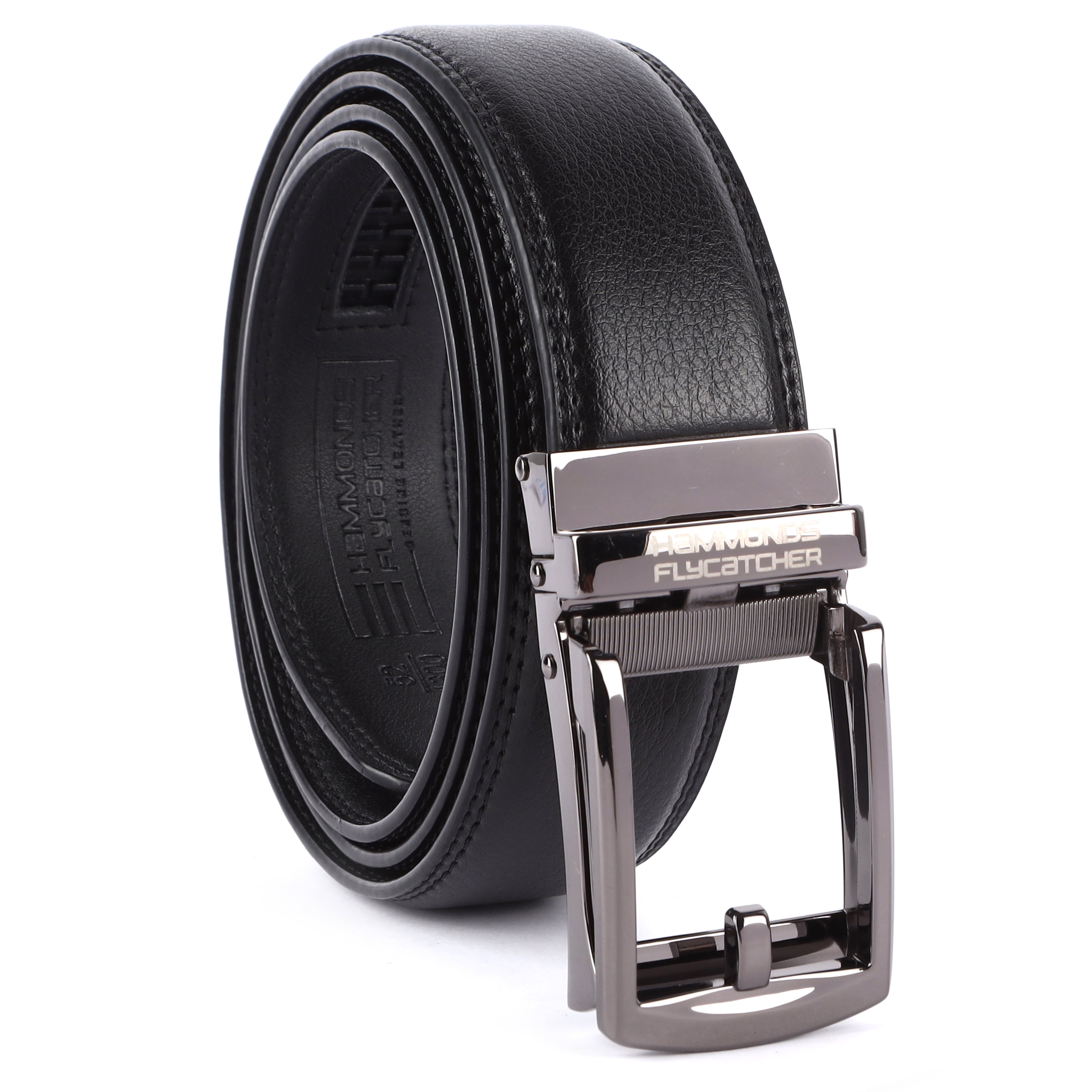 Genuine Leather Autolock Belt for Men - Perfect for Formal and Casual Wear - Adjustable Waistband up to 46 Inches - Autolock Feature