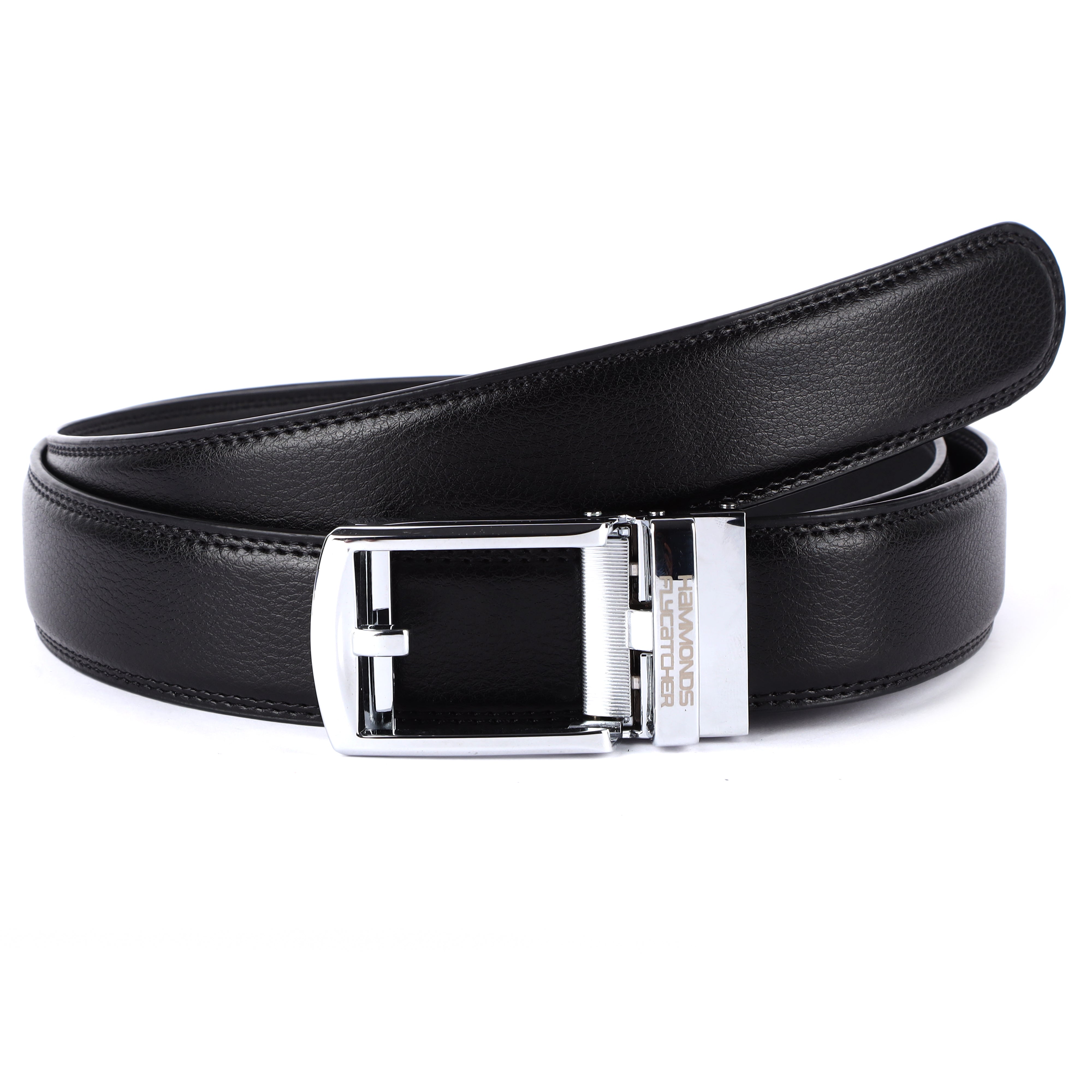 Genuine Leather Autolock Belt for Men - Perfect for Formal and Casual Wear - Adjustable Waistband up to 46 Inches - Autolock Feature