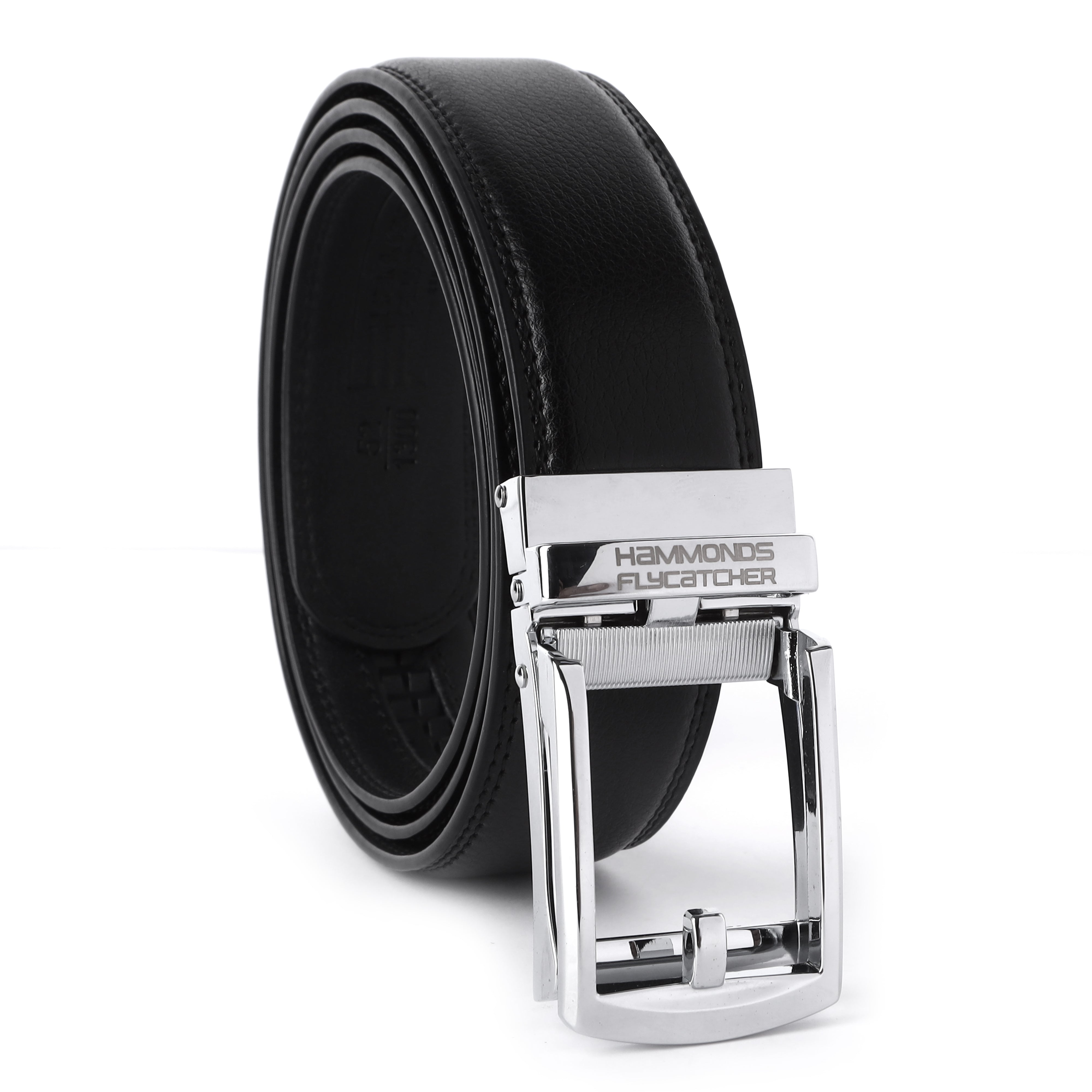 Genuine Leather Autolock Belt for Men - Perfect for Formal and Casual Wear - Adjustable Waistband up to 46 Inches - Autolock Feature