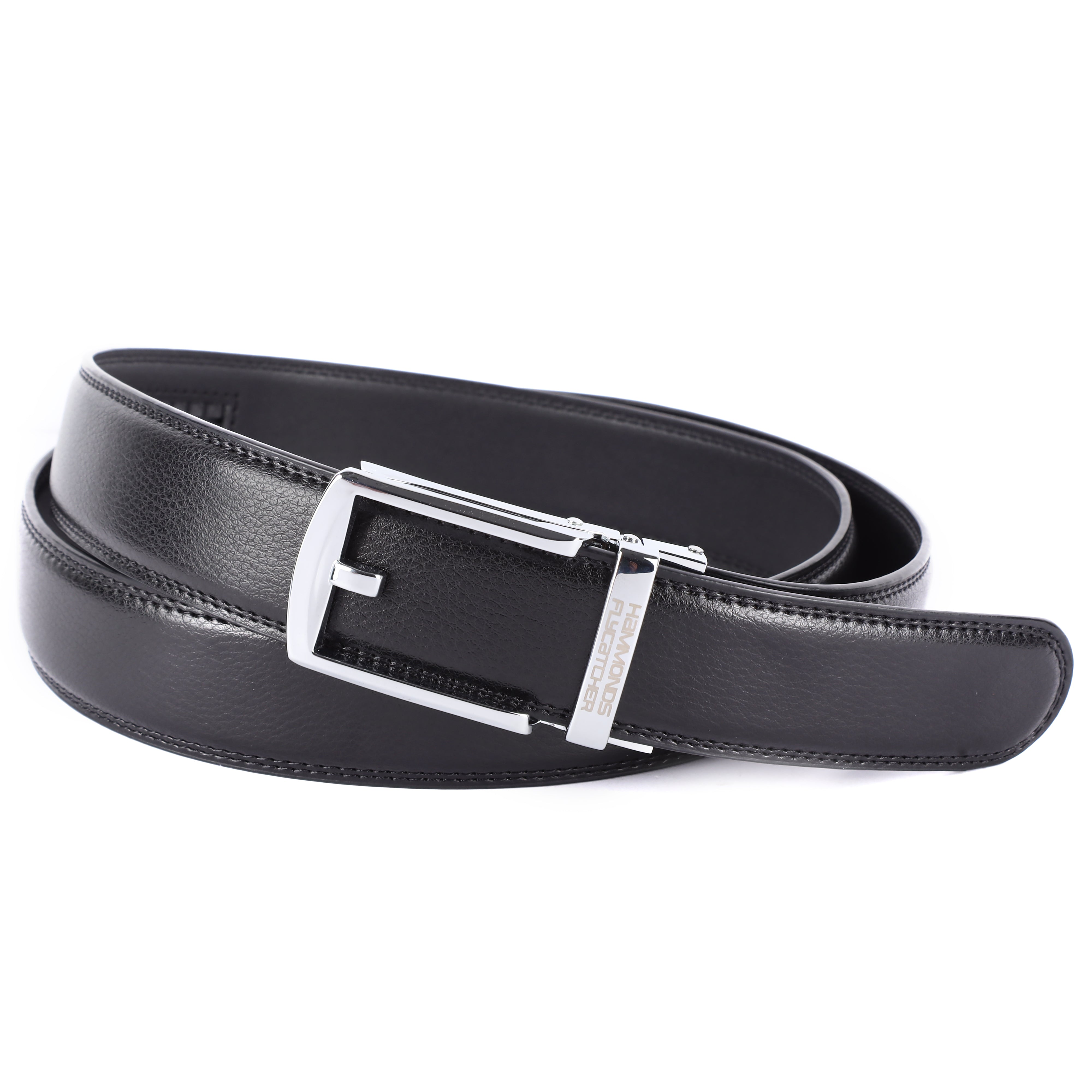Genuine Leather Autolock Belt for Men - Perfect for Formal and Casual Wear - Adjustable Waistband up to 46 Inches - Autolock Feature