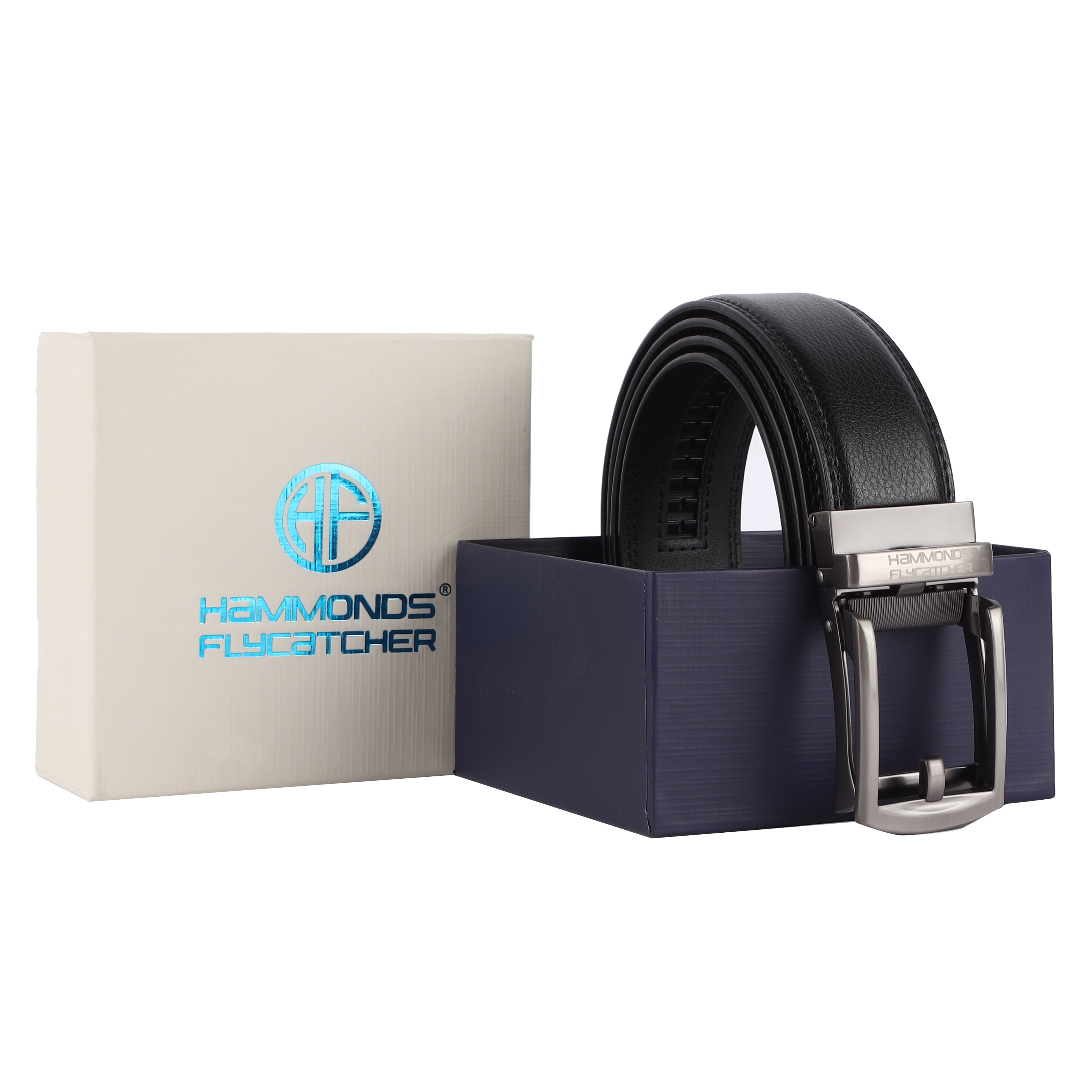 Genuine Leather Autolock Belt for Men - Perfect for Formal and Casual Wear - Adjustable Waistband up to 46 Inches - Autolock Feature