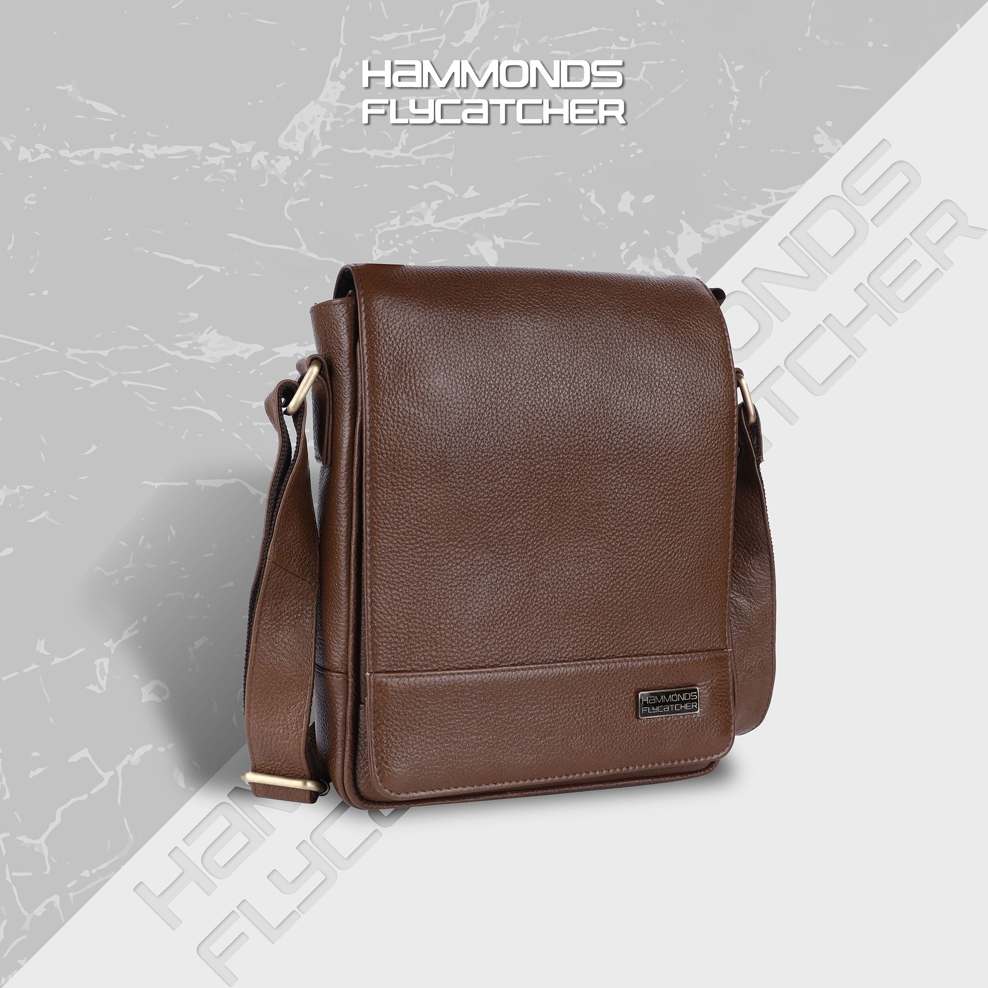 Premium Leather Sling Bag For Men - Adjustable Shoulder Strap - Ideal For Travel, College, and Office