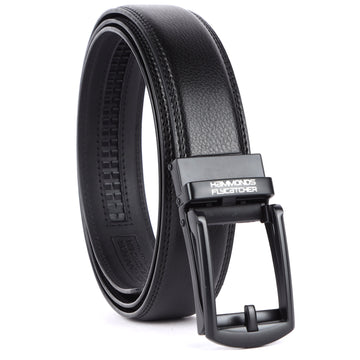 Genuine Leather Autolock Belt for Men - Perfect for Formal and Casual Wear - Adjustable Waistband up to 46 Inches - Autolock Feature