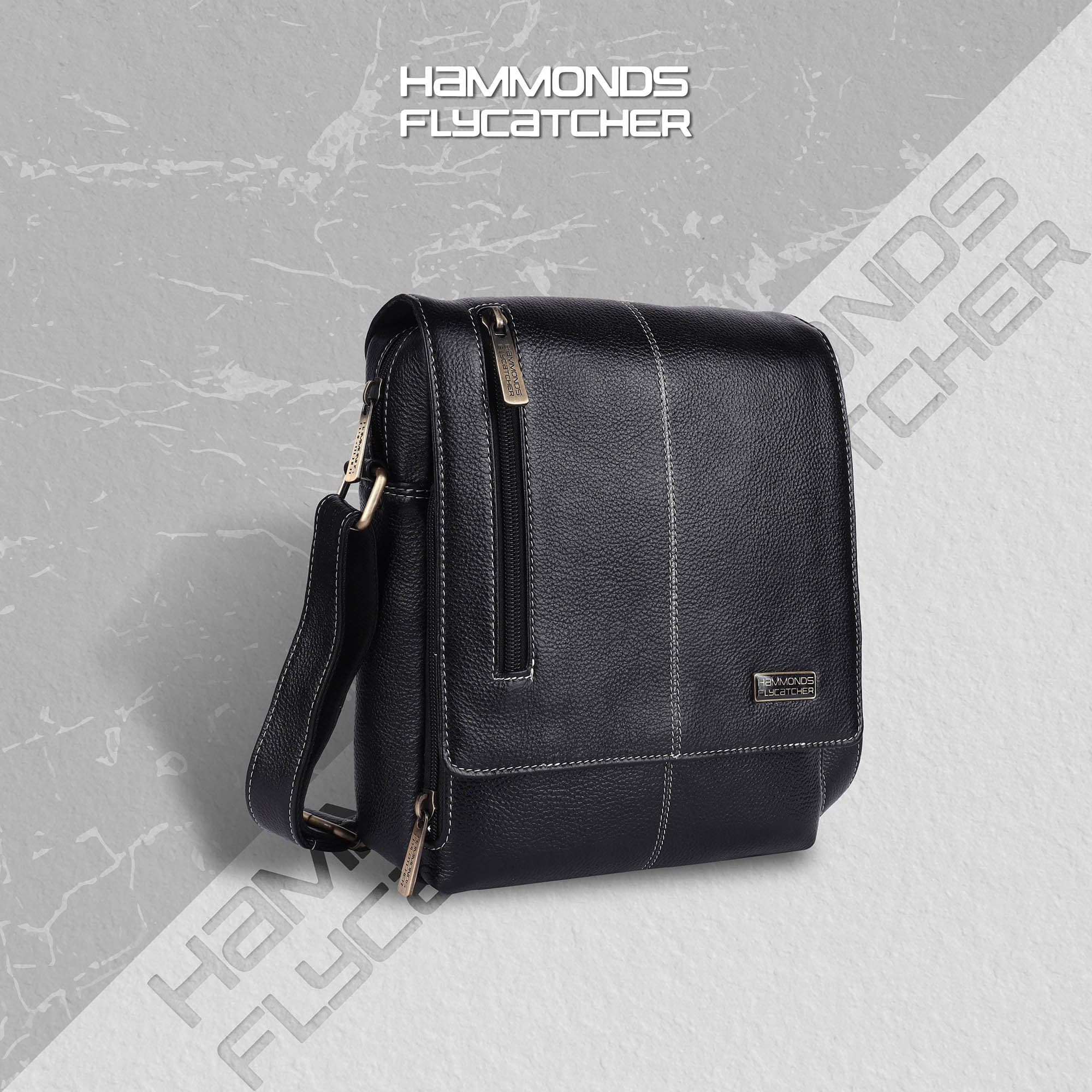 Premium Leather Sling Bag For Men - Adjustable Strap - 1 Year Warranty