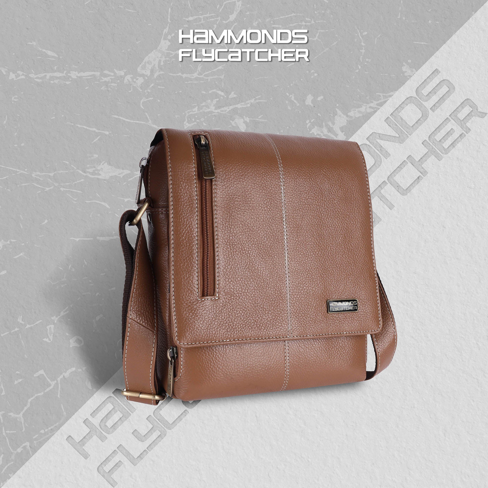 Premium Leather Sling Bag For Men - Adjustable Strap - 1 Year Warranty