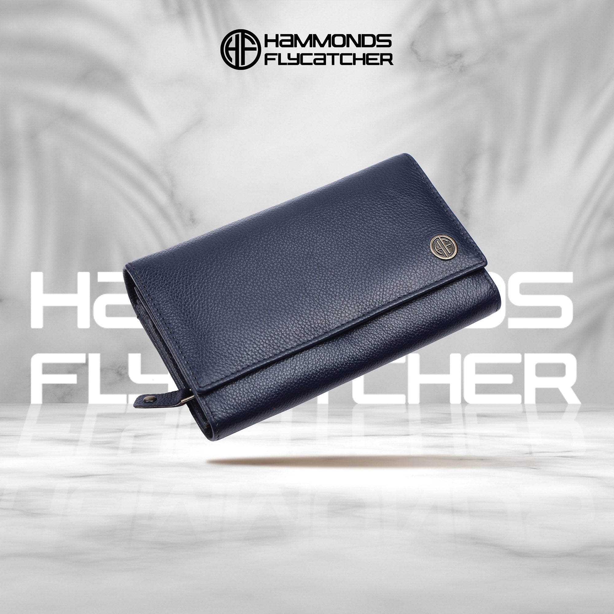 Ladies Leather Purse - RFID Protected, 8 Card Slots, 5 Compartments, Button Closure - For Daily Use