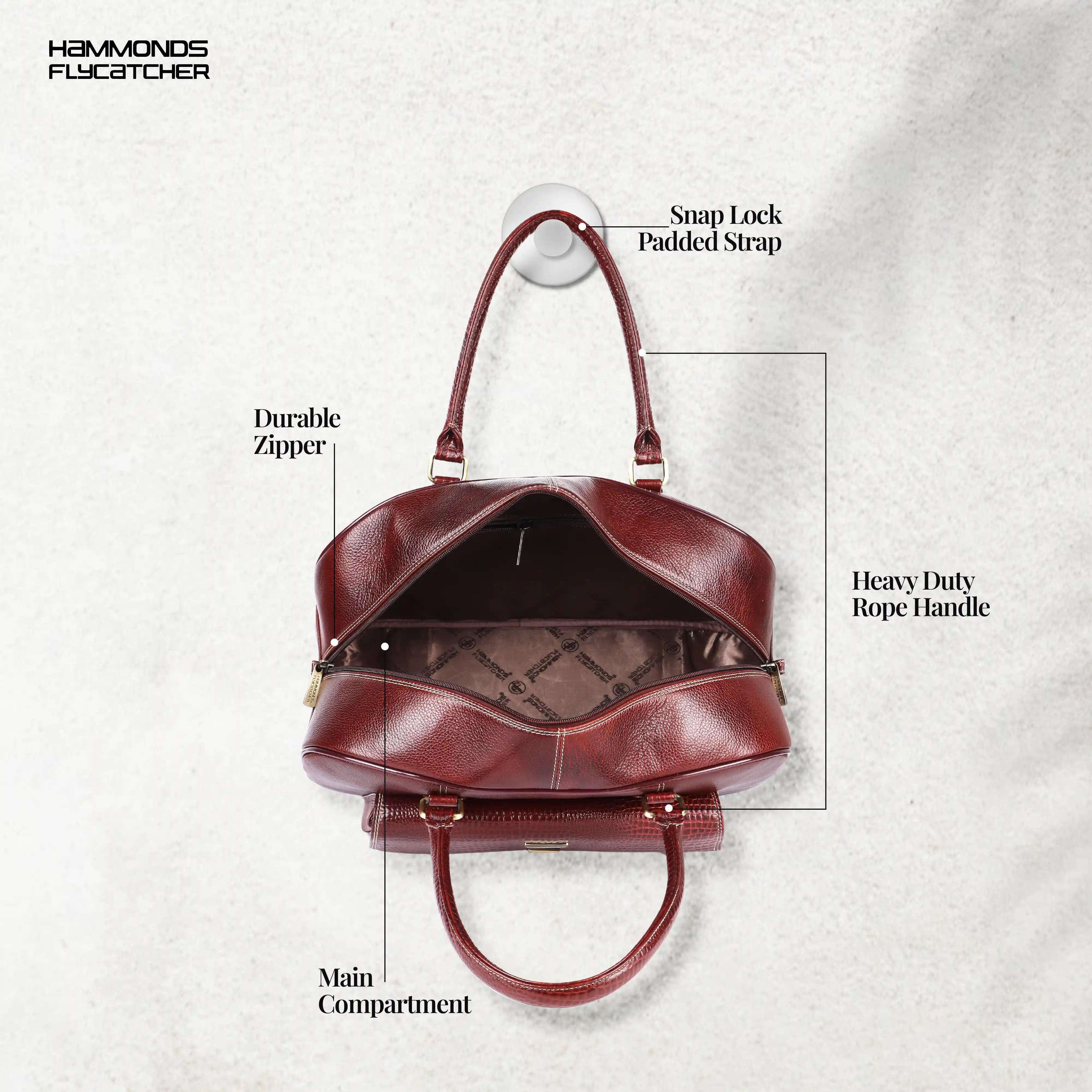 Genuine Leather Brown Travel Bag/Travel Bags for Luggage/Cabin Luggage Bags for Flight/Leather Travel Bags