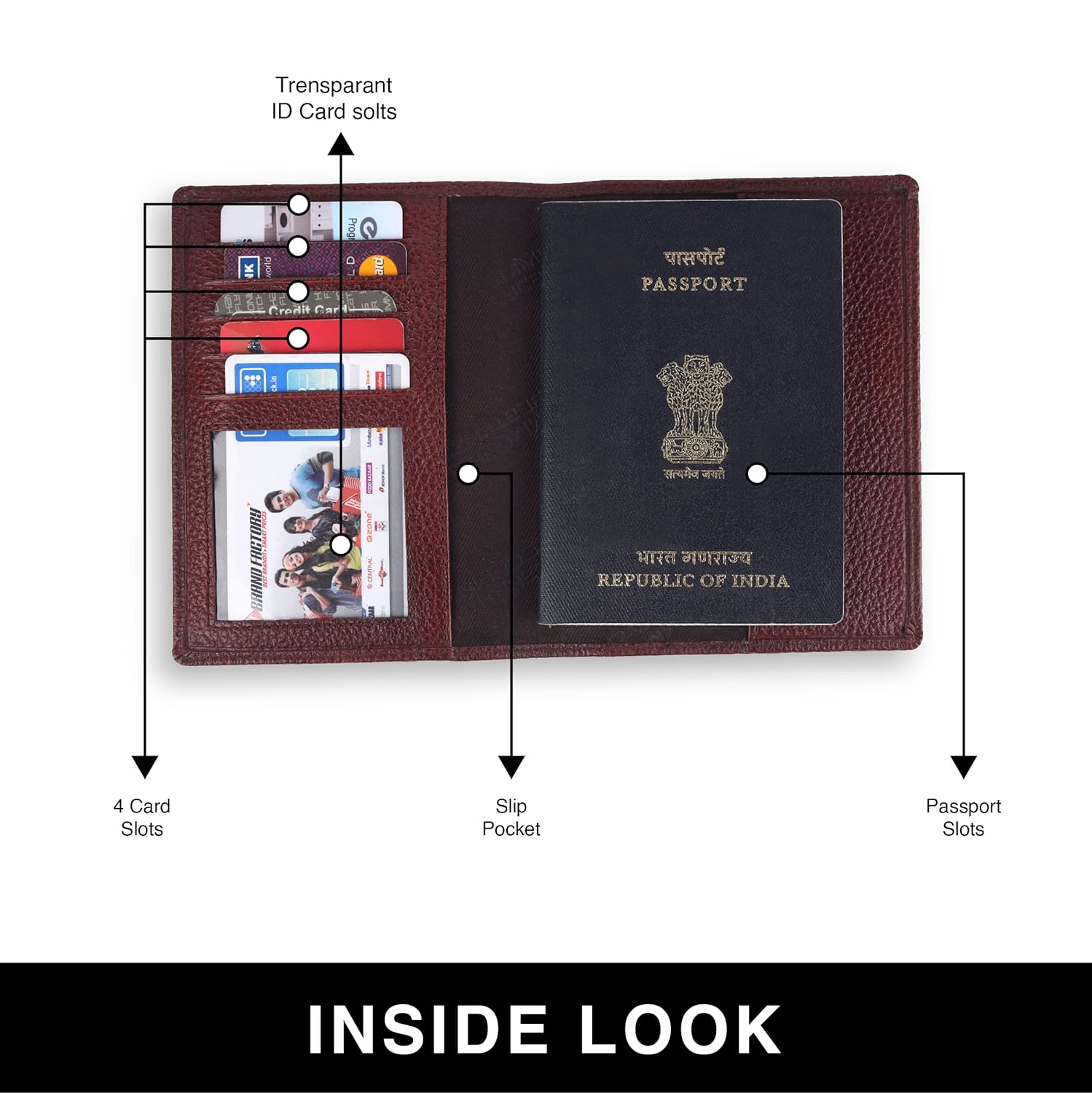 Leather RFID Passport Holder | Unisex Travel – Hammonds Flycatcher