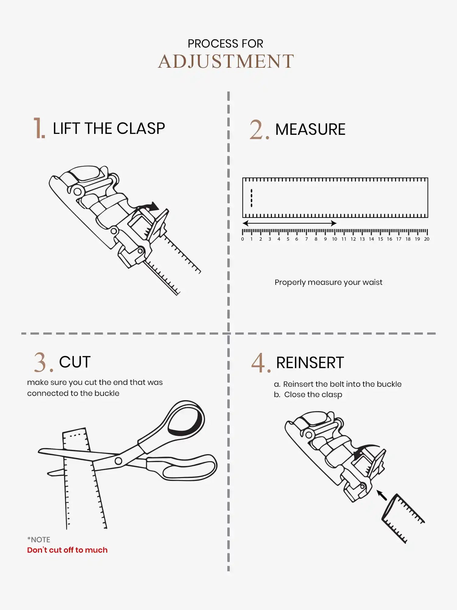 Genuine Leather Belts for Men, Autolock Micro Adjustable Ratchet Track Leather Belt for Men, Formal & Casual Leather Belt