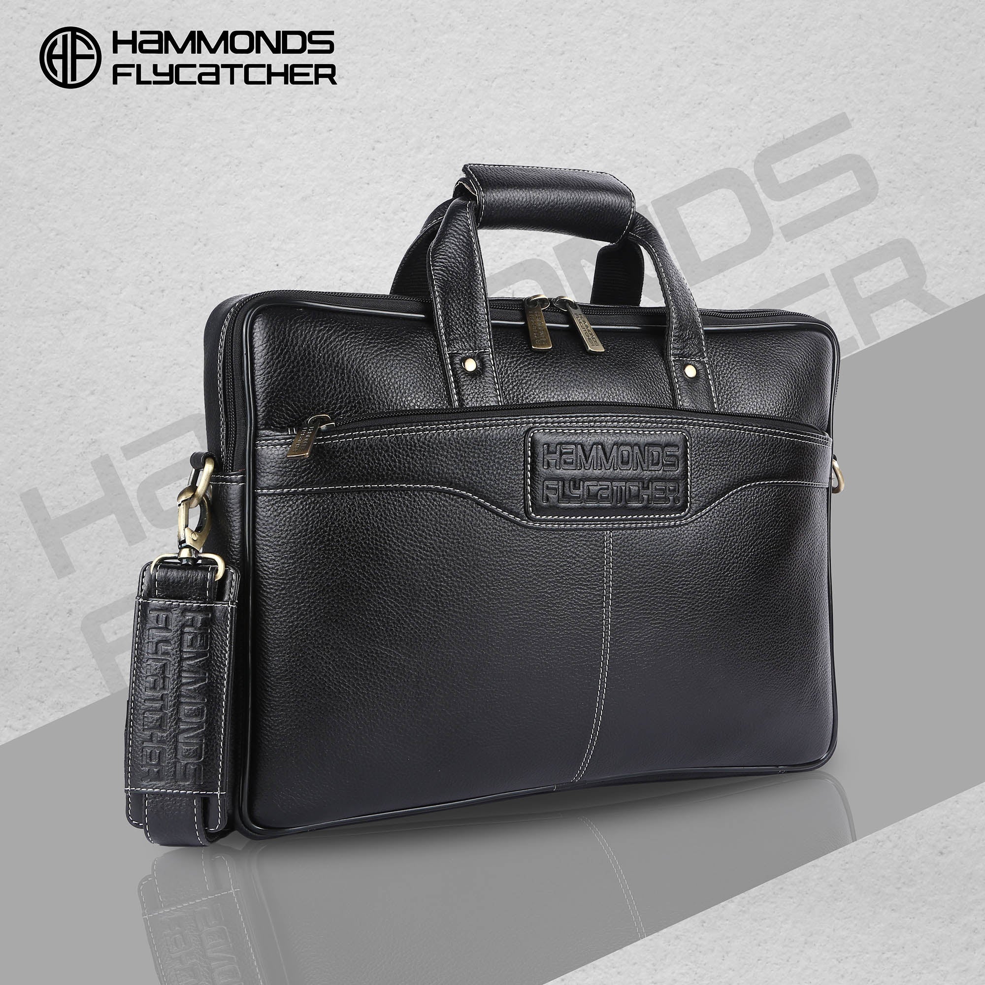Premium Office Bag For Men - Original Leather Laptop Bag With Multiple Compartment - 1 Year Warranty