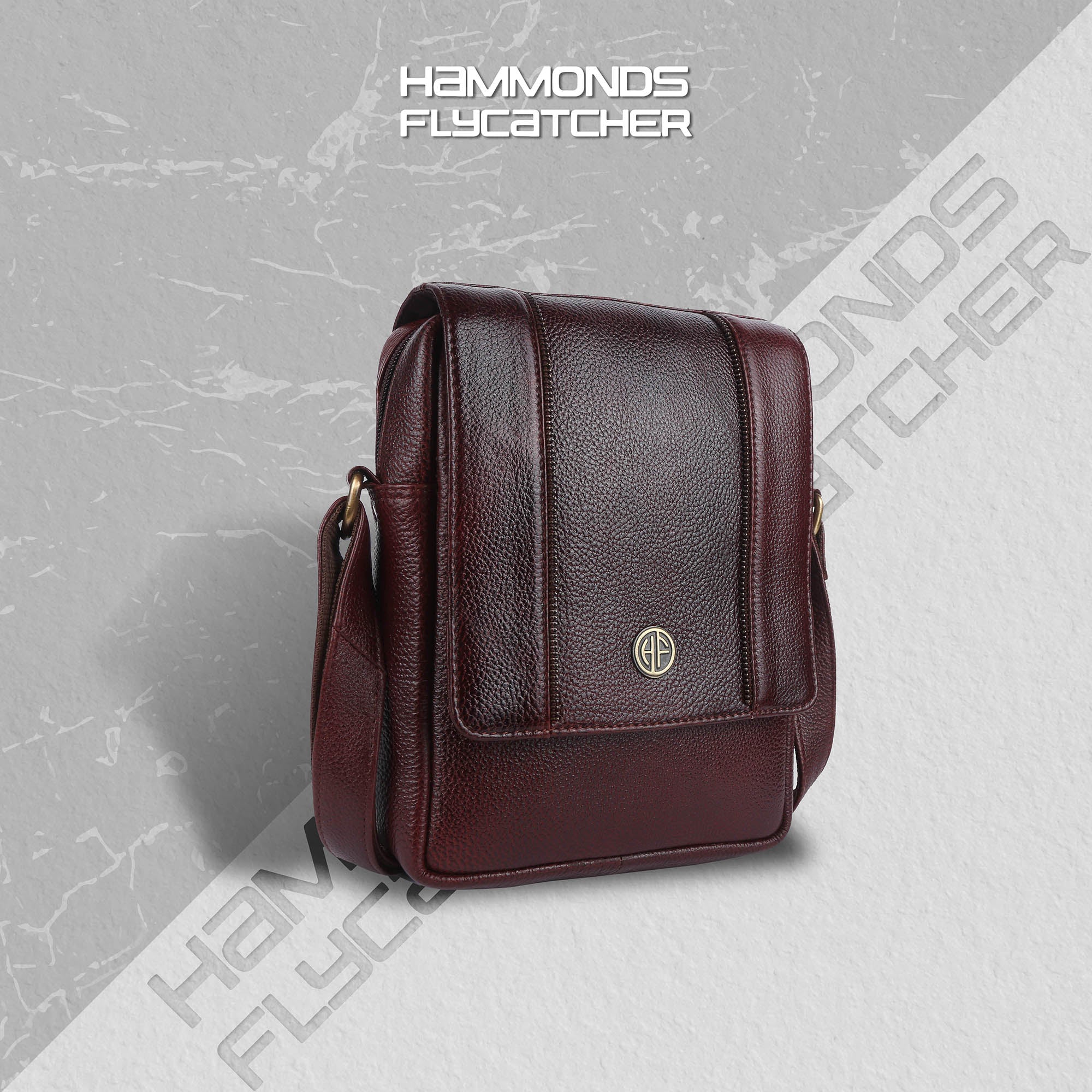 Leather Slingbag For Men - Adjustable Strap - 1 Year Warranty
