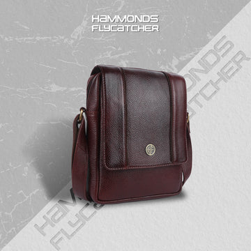 Leather Slingbag For Men - Adjustable Strap - 1 Year Warranty