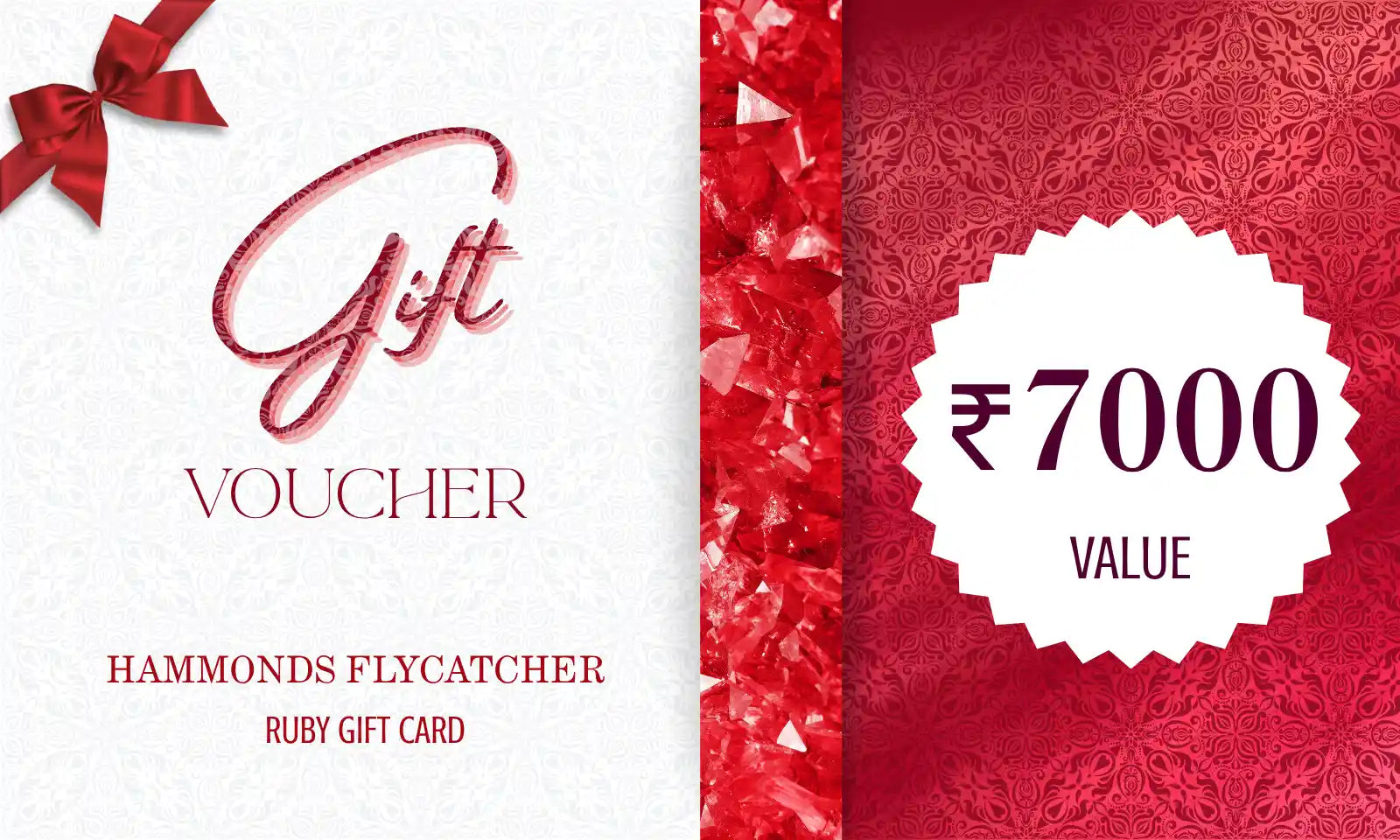 Gift Card Ruby Tier – Hammonds Flycatcher