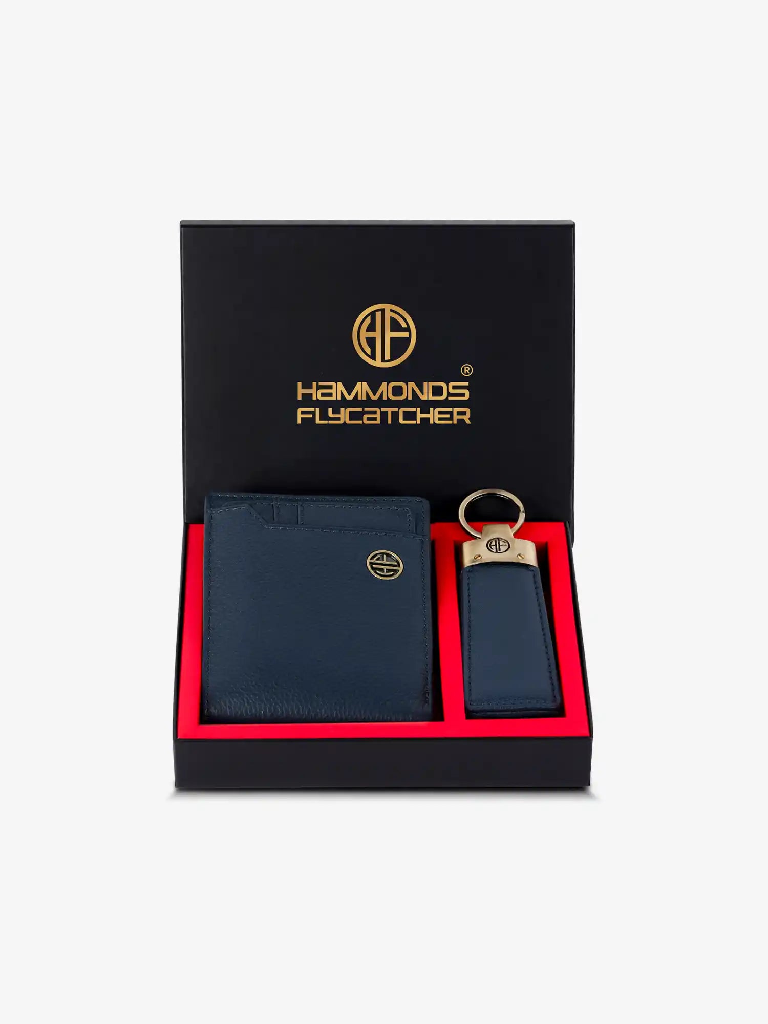 Leather Wallet & Keychain Set | Gift Ready – Hammonds Flycatcher