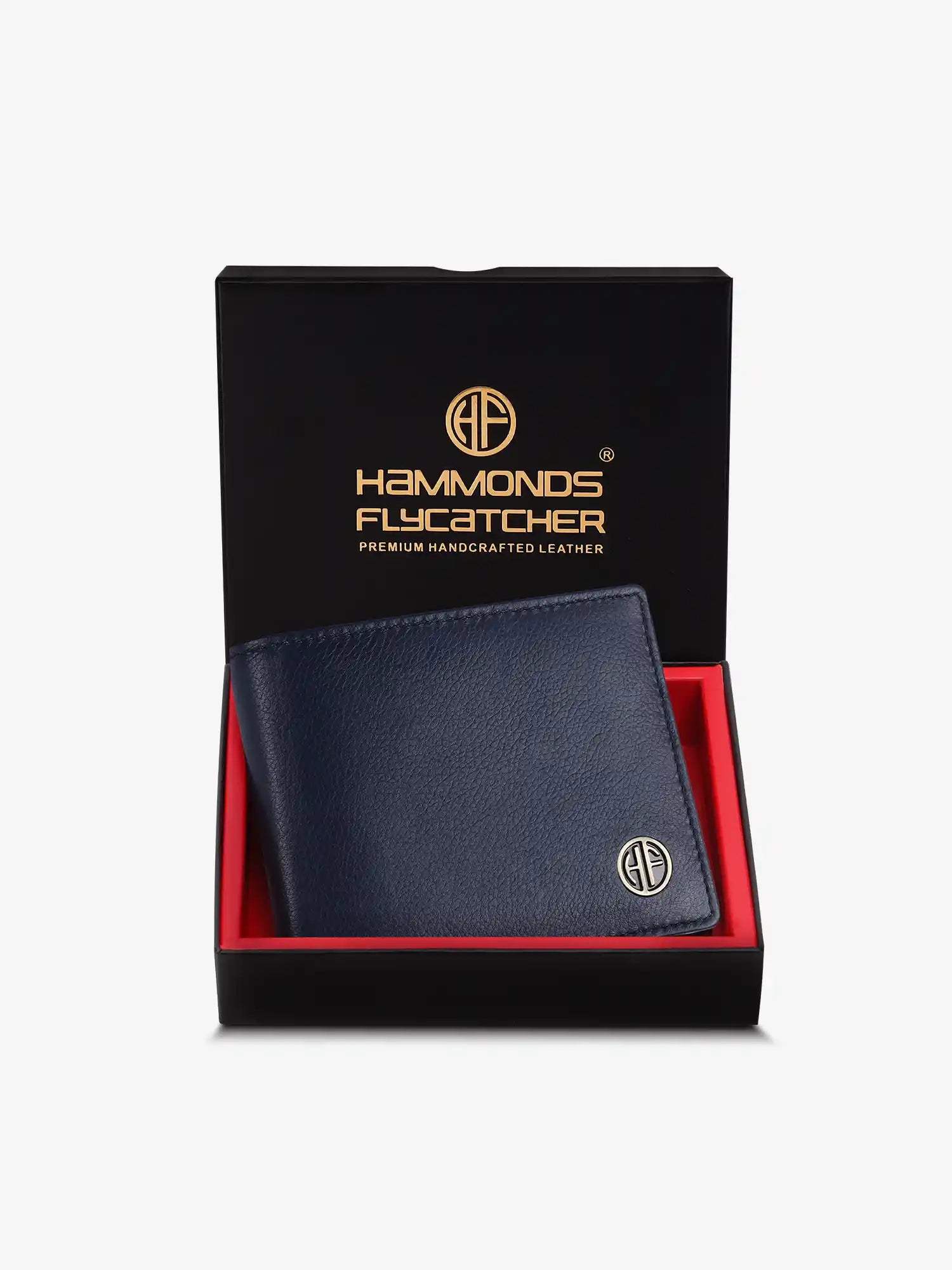 Wallet for Men - Blue | Genuine Leather Bifold Money Wallet | RFID Protected Wallets for Men| 6 ATM Card