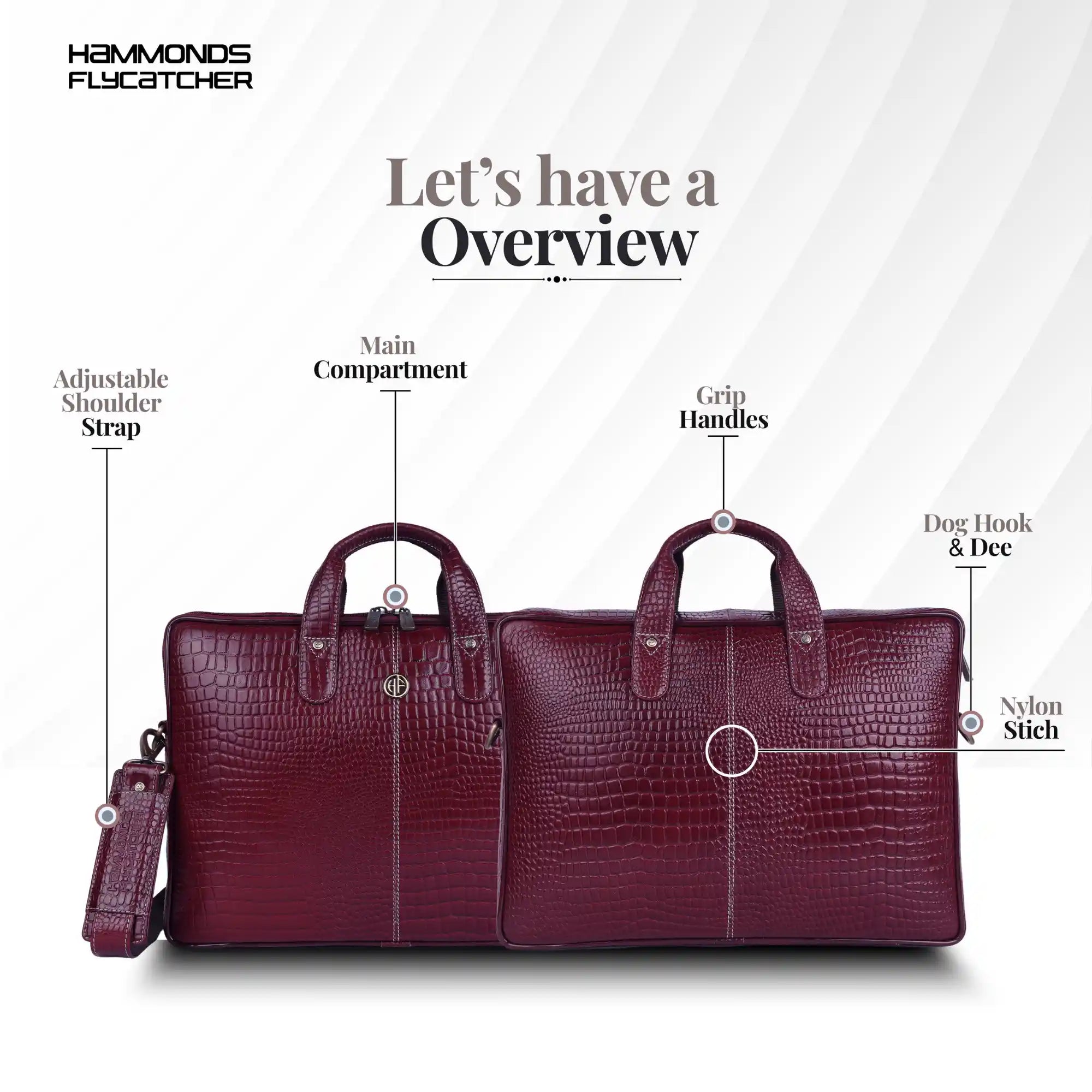 Croc Maroon