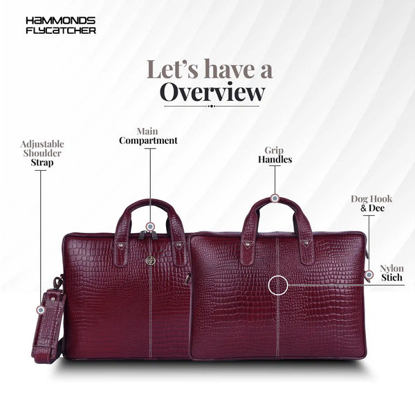 Croc Maroon